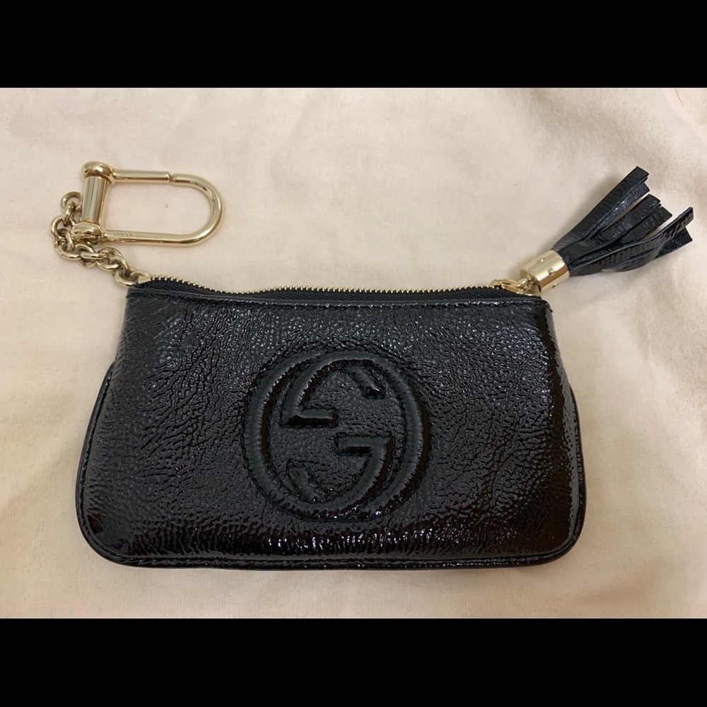 Gucci black coin purse